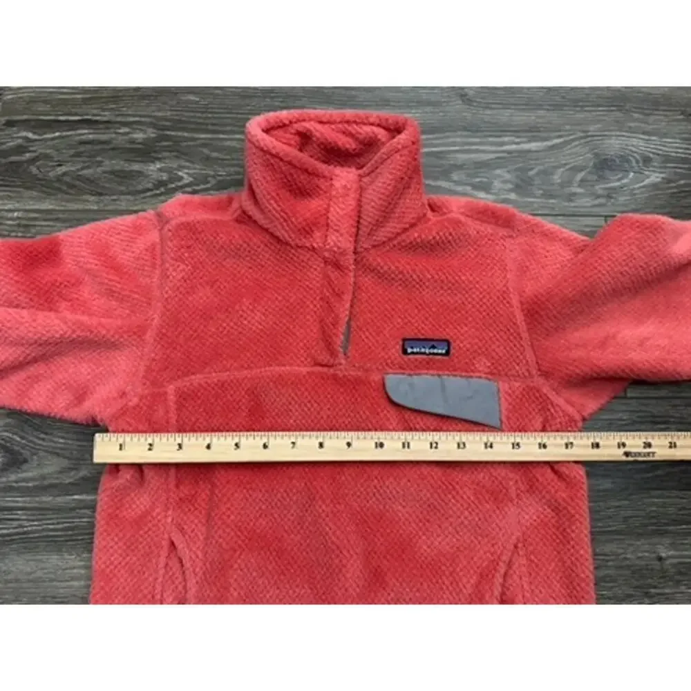 Patagonia Womens Re-Tool Snap-T Fleece Dragon Fruit - Pickled Ginger X-Dye Small